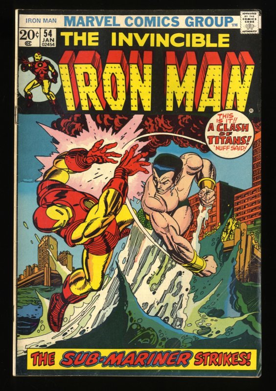 Iron Man #54 VG+ 4.5 1st Moondragon!