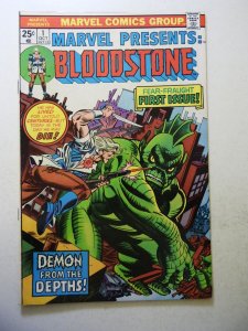 Marvel Presents #1 (1975) VG+ Condition centerfold detached at 1 staple