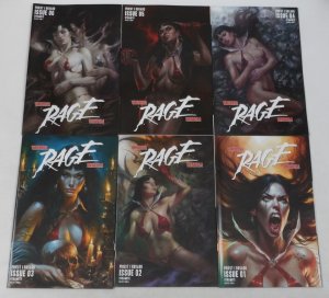 Vampirella/Dracula: Rage #1-6 VF/NM complete series All A Variants ; Dynamite