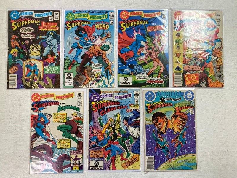 DC Comics Presents comic lot from:#4-50 +ANN 39 diff 6.0 FN (1978-82)