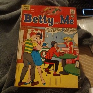 BETTY AND ME # 2 mlj 1965 ARCHIE COMIC SILVER AGE VERONICA good girl art book