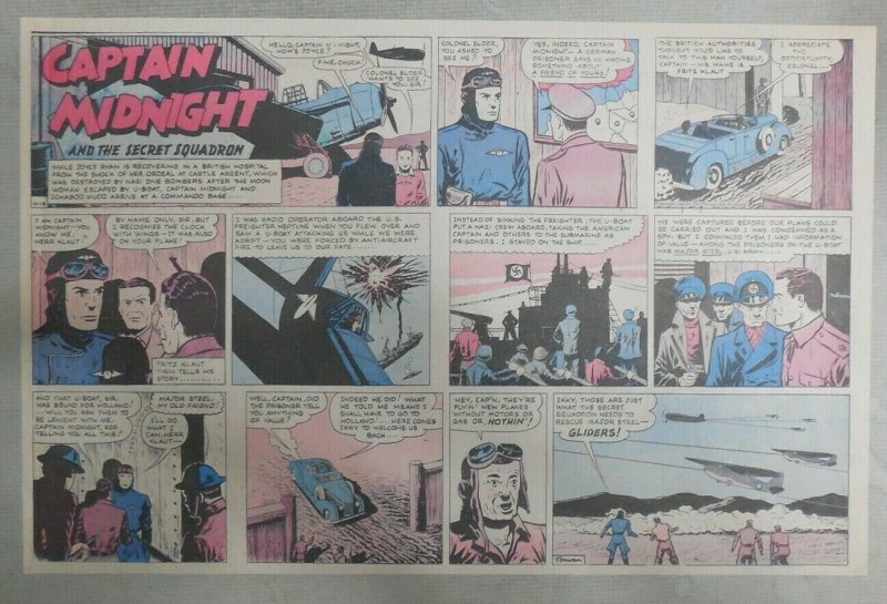 Captain Midnight Sunday by Jonwon  from 10/18/1942 Half Page Size!