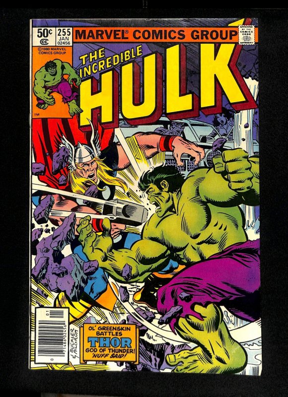 Incredible Hulk (1962) #255 1st Carl Pfotts!  Thor!