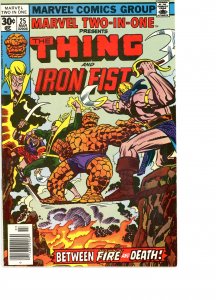 Marvel Two-In-One 25 VG/F  Iron Fist!