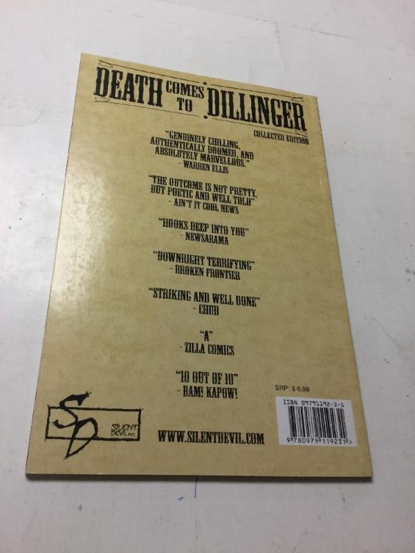 Death comes To Dillinger Tpb Nm Near Mint Collected Edition 