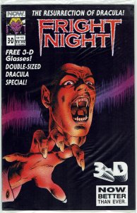 Fright Night 3-D #3 Now Comics Sealed Poly Bag w/ Glasses NM