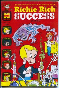 Richie Rich  Sucess # 8 1965-Harvey-Little Dot-Giant Edition-monster-FN