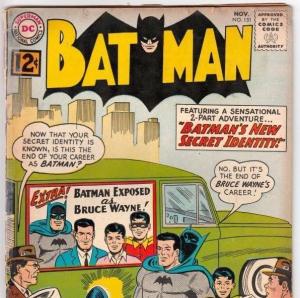 Detective Comics #151 Batman strict VG- 3.5  Batman's New Secret Identity   1962