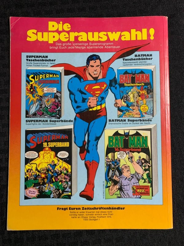 1983 GERECHTIGKEITS LIGA German #22 SC FN+ 6.5 Justice League of America