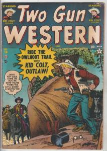 Two Gun Western #14 (Jun-52) FN+ Mid-High-Grade Kid Colt, The Black Rider