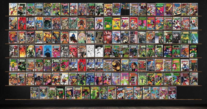 Huge Lot 140+ Comics with Green Lantern, Generation X, X-O Manowar & More!