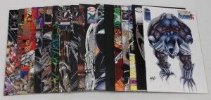 Shadowhawk #0 & 1-18 VF/NM full set Valentino - black super hero ; Image (AA38)