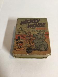 Mickey Mouse And Bobo The Elephant Gd Good 2.0 Big Little Book 1160