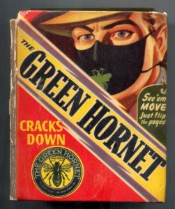 Green Hornet Cracks Down #1480 1942-Whitman-Fran Striker-Henry Valley art- VG