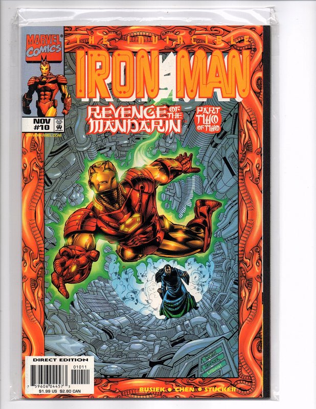 Marvel Comics Iron Man (Vol. 3) #10 Mandarin Sean Chen Art Kurt Busiek Story