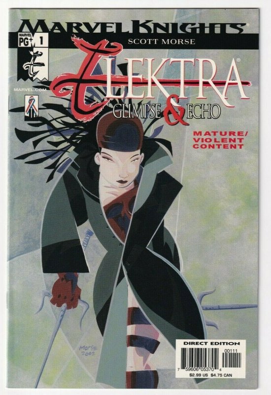 Elektra Glimpse & Echo #1 September 2002 Marvel Knights