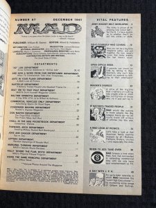 1961 MAD Magazine #67 VG- 3.5 Special Fall Issue / Alfred E Newman
