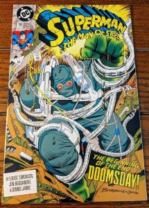 Superman Man of Steel #18 NM- 9.2 1st FULL App of Doomsday!!! Key Issue