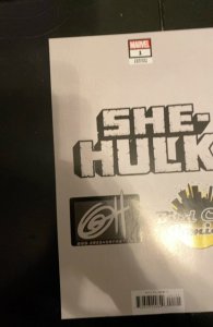 She-Hulk #1 (2022)Greg horn signed after dale keown cover