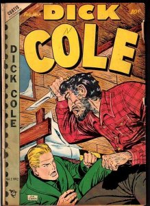 DICK COLE #2-VIOLENT KNIFE FIGHT COVER-1949 VG