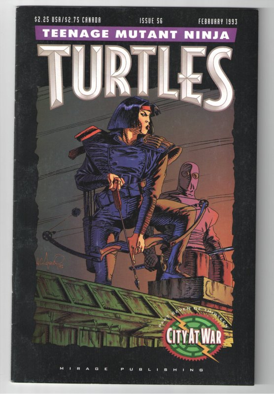 Teenage Mutant Ninja Turtles #55,56 low print;HIGH GRADE