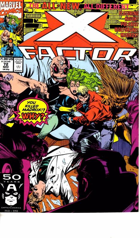 Lot Of 2 X-Factor Marvel Comic Book #72 73 Thor J193