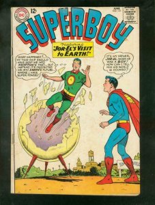 SUPERBOY #121 1965-KRYPTON JOR-EL VISITS EARTH-CLASSIC  VG