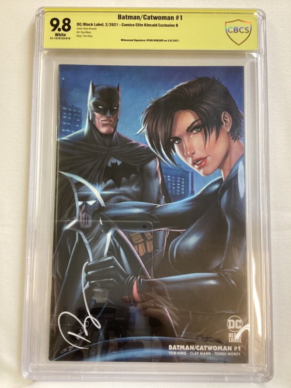 Batman/Catwoman #1 - CBCS 9.8 - DC Comics - 2021 - Kincaid auto! Comics Elite B