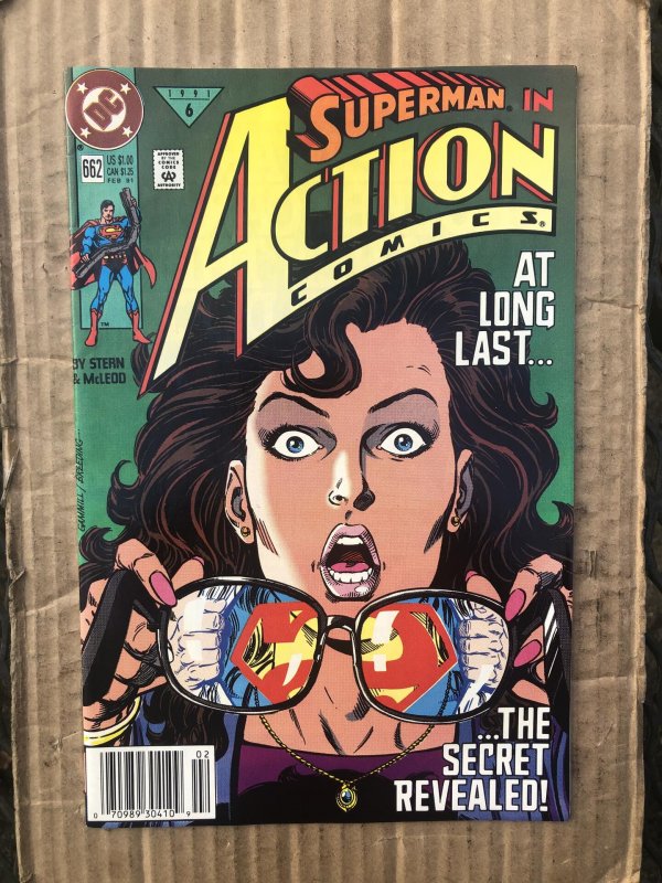 Action Comics #662 Newsstand Edition (1991)