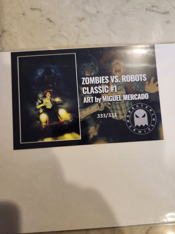 Zombies vs Robots #1 Miguel Mercado Virgin Variant