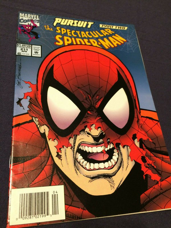 Spectacular Spider-Man #211 VF/NM (1994) Pursuit Part Two Marvel Comics