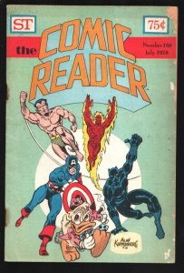 Comic Reader #158 1978-Marvel Heroes cover by Alan Kupperberg-Comic collector...