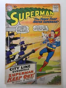 Superman #130 (1959) The Town That Hated Superman! Sharp VG- Condition!