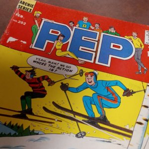 PEP COMICS #202 Archie Series 1967 Betty and Veronica Jughead Reggie Moose