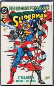 Superman #79 (1993) Cyborg Superman
