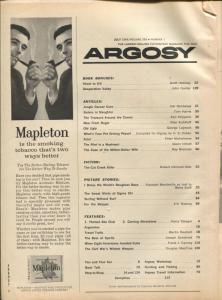 Argosy 7/1964-Popular Pubs-pulp fiction-surfboard cover-Mexican crime-VG/FN 