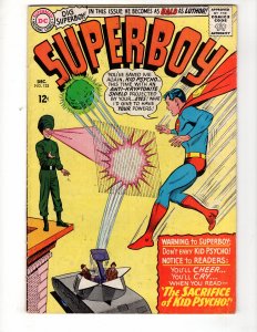 Superboy #125 (1965) THE SACRIFICE OF KID PSYCHO!  / ID#329
