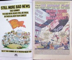 HUMAN FLY Comic Issue 14 — Stuntman Hero Bill Mantlo — 1978 Marvel Universe VG+