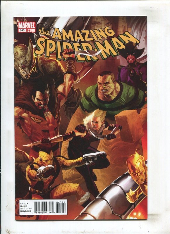 Amazing Spider-Man Triptych 3PC LOT #642-644 (9.0-9.2) 2010