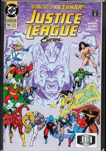 Justice League Europe #50 (1993) Sonar