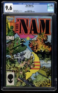 The Nam #1 CGC NM+ 9.6 White Pages