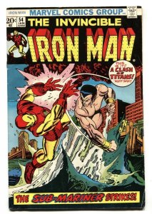 IRON MAN #54 1972-First MOON DRAGON-Marvel comic book
