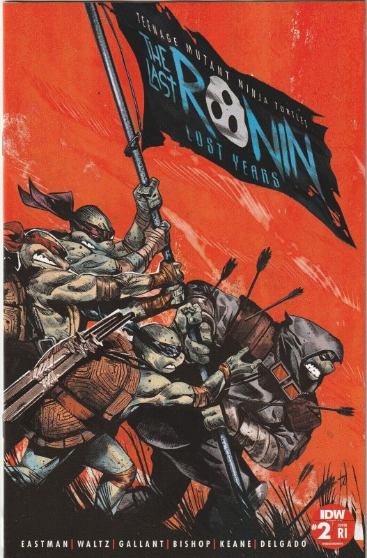 TMNT Last Ronin The Lost Years # 2 Variant 1:25 Cover NM IDW 2023 [O1]