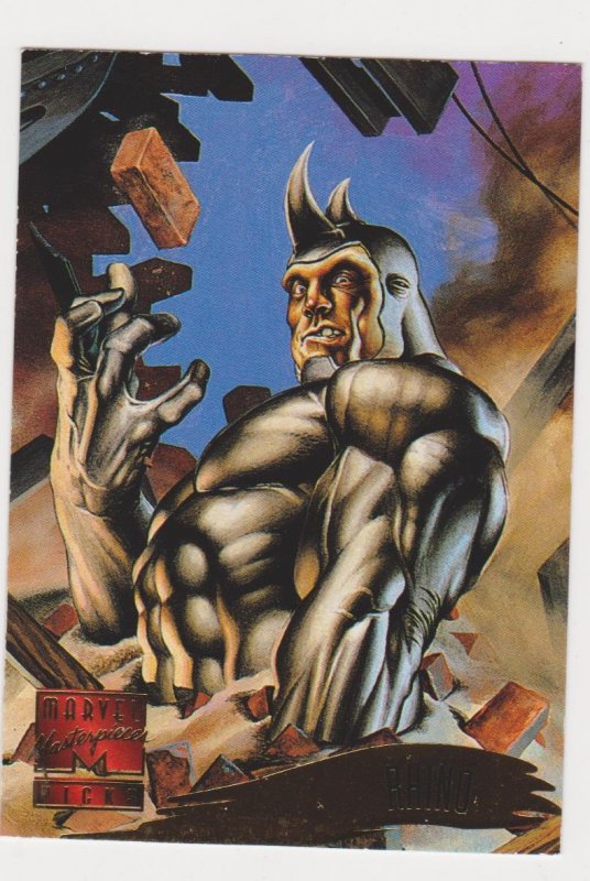 1995 Marvel Masterpieces #141 Rhino