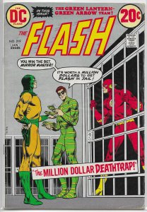 Flash   vol. 1   #219 GD/VG Green Lantern/Green Arrow, Bates/Novick, Top