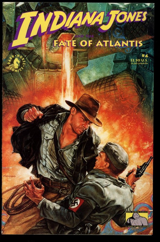 Indiana Jones and the Fate of Atlantis #4 (1991) - NM - 83-47454