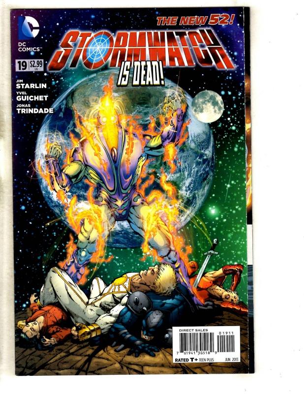 Lot Of 8 DC Comic Books Stormwatch # 1 2 3 4 19 + Captain Atom # 1 2 3 MF20