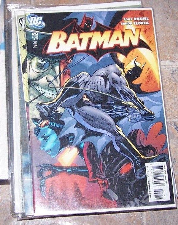 Batman #692  2009, DC catwoman penguin arkham gotham  bruce wayne black mask 