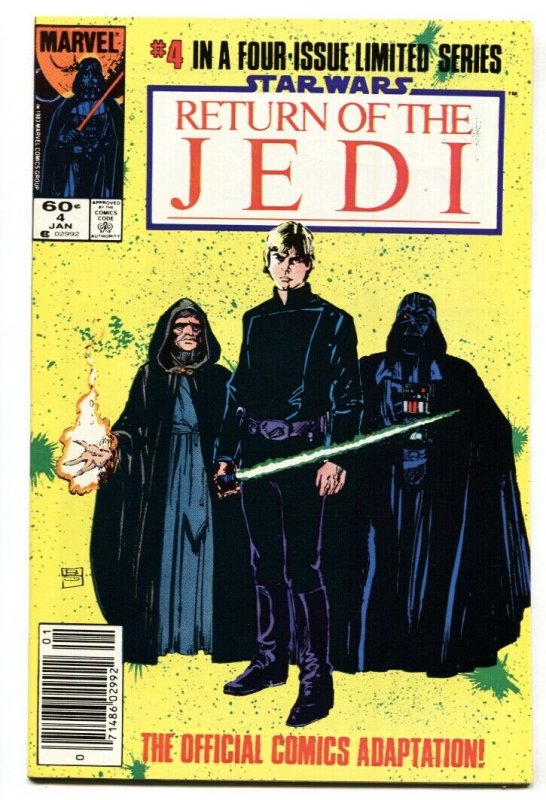 Star Wars The Return of the Jedi #4-1984-Newsstand variant NM- 