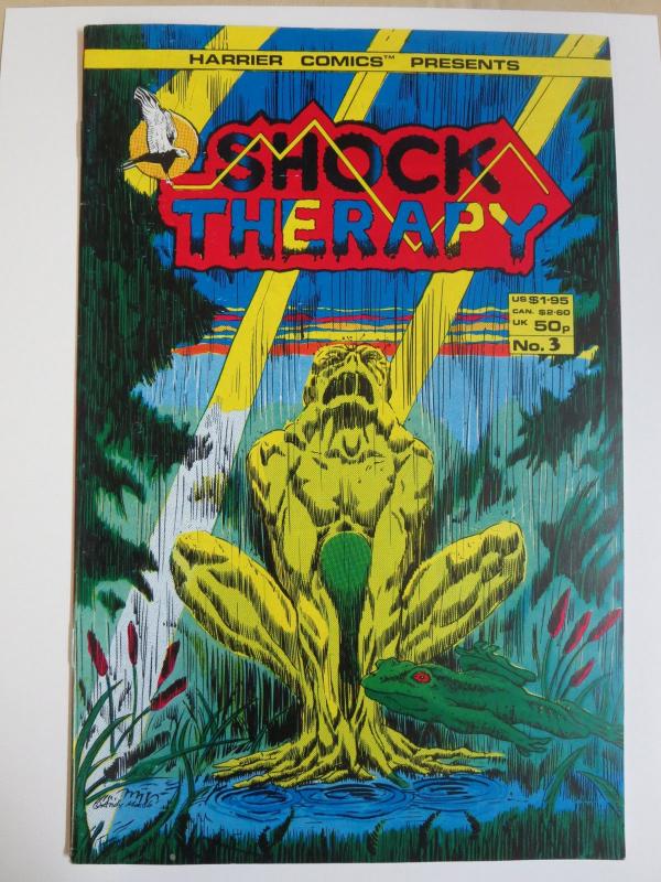 Shock Therapy #3 (Harrier Comics 1987) Signed by Andy Lanning w Inscription